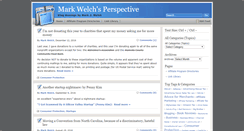 Desktop Screenshot of markwelchblog.com