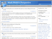Tablet Screenshot of markwelchblog.com